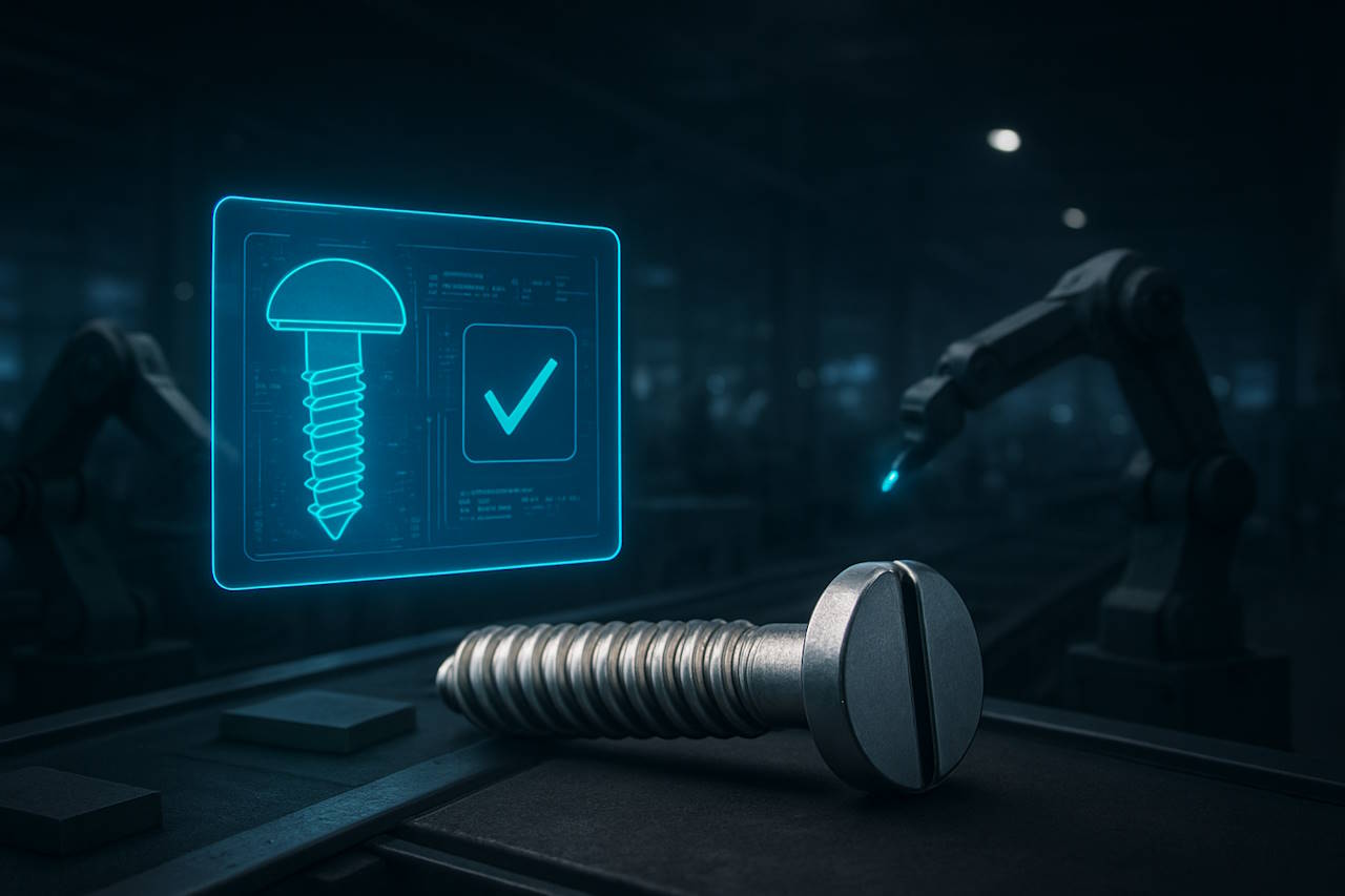 image depicting employees collaborating (for a manufacturing plant)