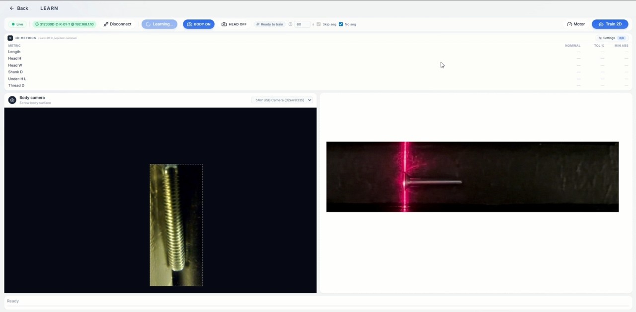 3D dimensional profile